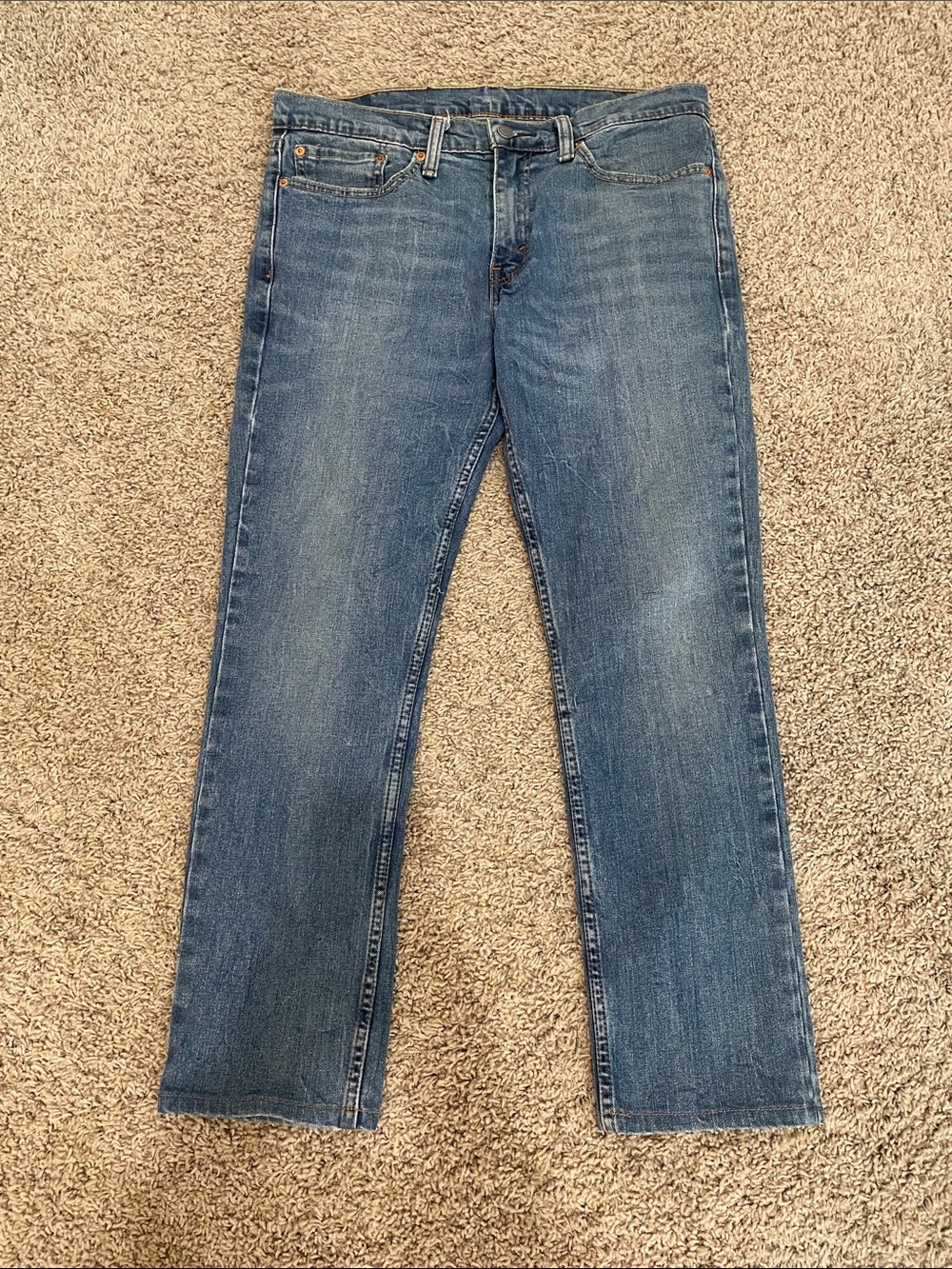 Levi's Men's 511 Straight Leg Blue Denim Jeans
